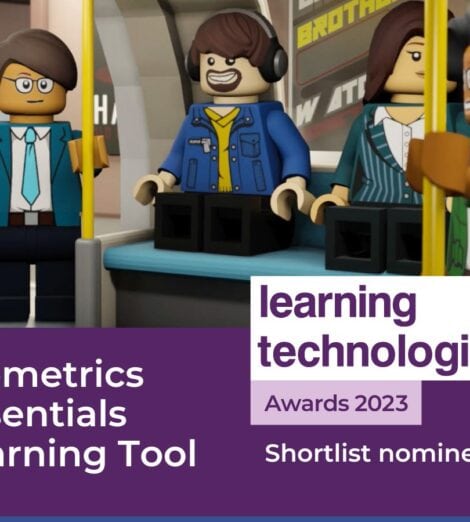 Biometrics Essentials learning tool shortlisted shortlisted in the Learning Technologies Awards 2023