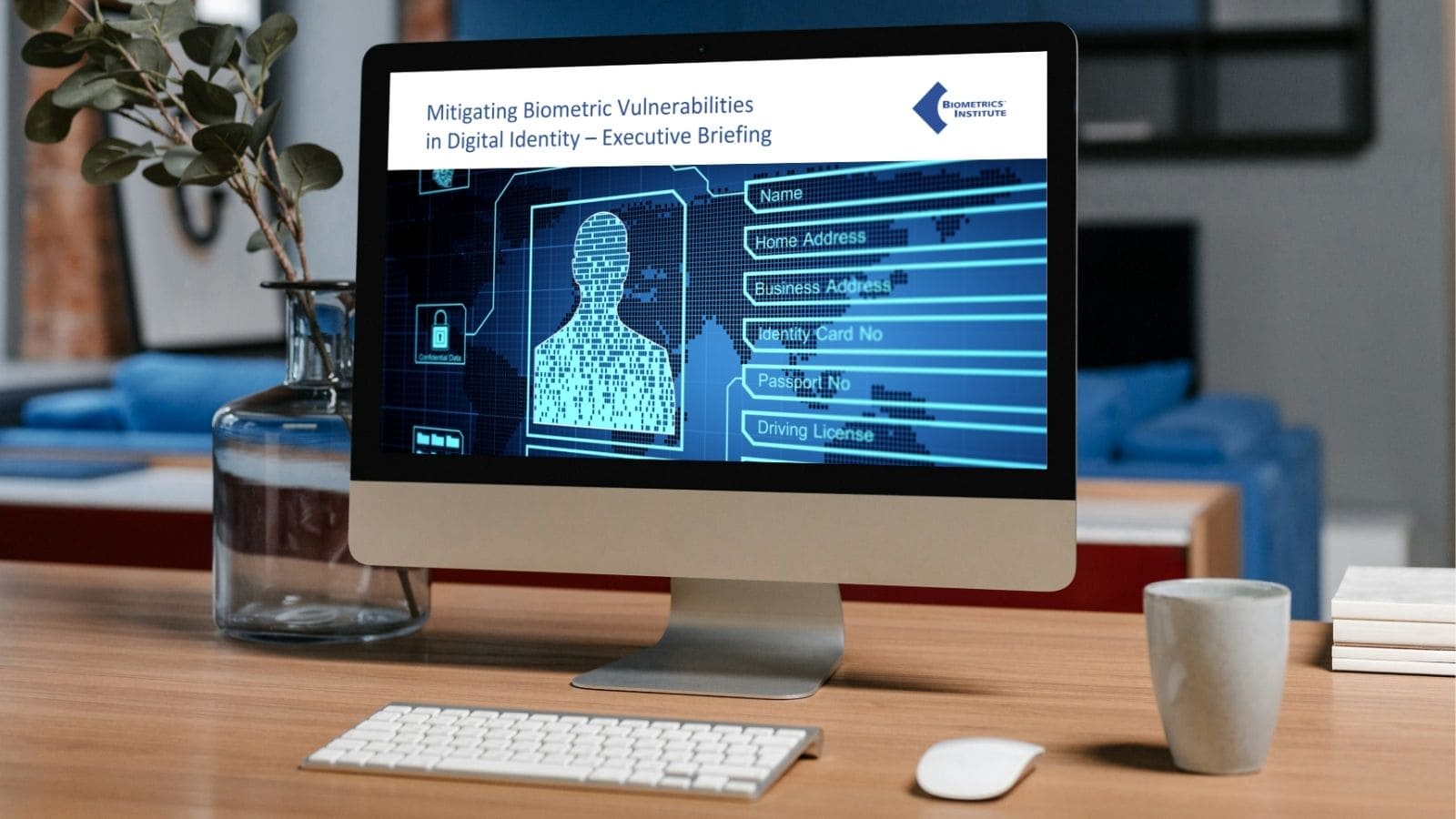 Executive briefing presentation on how to mitigate biometric vulnerabilities