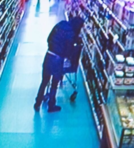 security footage in a retail store